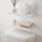 KIBAGA Beautiful Bathroom Decor Books – Set of 2 Modern Books for Your Bath Shelf - Funny Restroom Decor and Accessories to Add Charm and Humor to Your Space