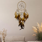 Dream Catchers for Adults Original Dream Catcher Wall Decor for Bedroom Boho Hanging Ornament with Natural Feathers for Living Room Large