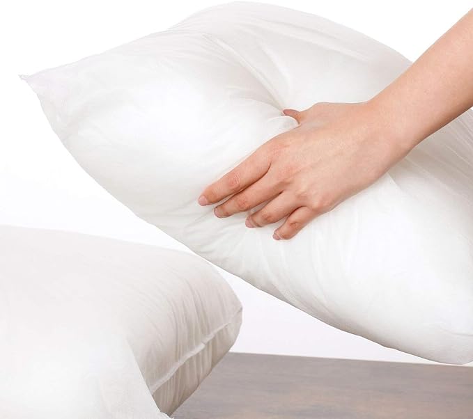 Plush and Durable Throw Pillow Inserts - 16 x 16 inches Set of 8, Hypoallergenic Polyester Fiber Fill - Perfect for Decorative Cushion Covers, Sofa and Bed Accent