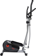 Sunny Health & Fitness Elliptical Exercise Machine, Silent Magnetic Fully Body Training with Pulse Rate Grips, LCD Performance Monitor Equipment for Home Gym, Adjustable Resistance SunnyFit App Access