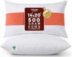 Utopia Bedding 14x20 Pillow Inserts, Set of 2, White – Indoor Decorative Throw Pillows for Bed, Sofa & Couch – Soft, Supportive & Fluffy Cushion Inserts