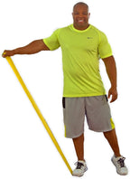 Vitality 4 Life with Curtis Adams Senior Resistance Band: Light Resistance, Longer Length + Instruction Guide. Latex Free. Exercise, Stretching, Physical Therapy