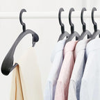 10 Pack Heavy Duty Coat Hangers 25lb Load Capacity Swivel Suit Clothes Hanger Wide Shoulder Jacket Hangers Thick Large Non Slip Oversize Hanger Black