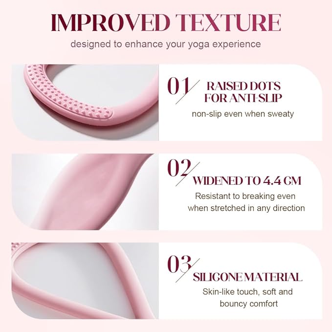 Resistance Bands, 2025 New Figure 8 Resistance Bands for Women Men, Exercise Bands with Handles for Working Out, Arm, Back, Fullbody Yoga Pulling Rope, Elastic Stretch Bands