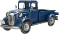 SOFFEE DESIGN 12in Collectible-Vehicles Classic Truck, Pick-up Model Iron Decorations, Collectible Figurine Desktop Car Wine Holder for Home Decor, Dark Blue