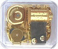 BinkeGG Play (O Holy Night (Cantique de Noël)) Clear Acrylic Wind up Music Box with Sankyo Musical Movement (65 Tunes Option)