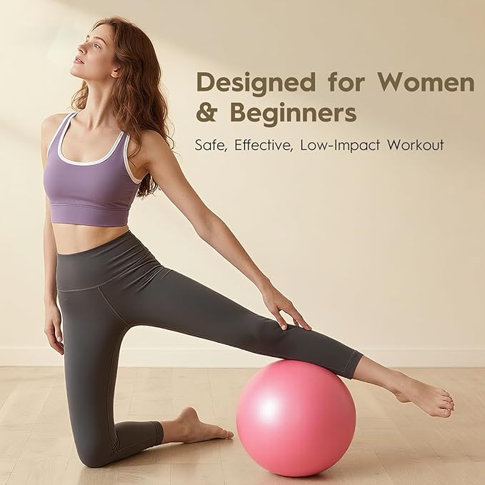 9-Piece At Home Pilates Kit for Beginners & Women | Complete Pilates Equipment Set with Ring, Yoga Ball, Resistance Bands & Pilates Bar