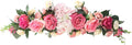 JUOPZKENN Artificial Rose Flower Swag, Wedding Arch Flowers 25in Decorative Swag Pink Peony Decorative Floral Swags Green Leaves Chair Back Flower for Wedding Arch Front Door Wall Decor(#1)