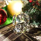 H&D Crystal Cute Elephant Figurine Collection Cut Glass Ornament Statue Animal Collectible