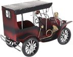 Oumefar Classic Car Model,Metal Antique Vintage Car Model Old Vintage Car Model Ornament for Car Arts Craft Collections Home Desktop Decoration Great Birthday Gift