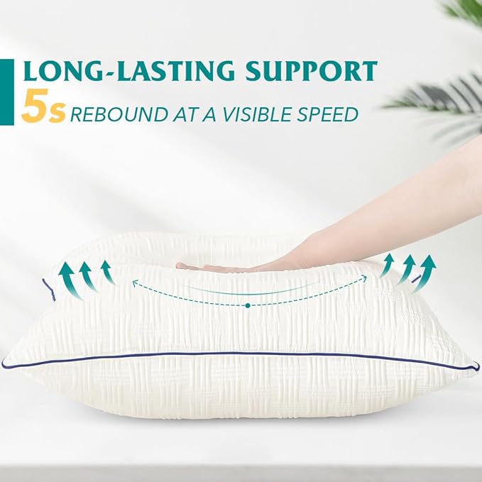 Oubonun 22 x 22 Pillow Inserts Set of 2 - Square Decorative Throw Pillows for Couch Bed Sofa Living Room 100% Polyester Filling Beige 22 Inch Pillows