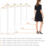 Clear Garment Bags for Hanging Clothes Travel (Set of 12) Suit Bags for Closet Storage Clothes Storage Bags Closet Cover for Open Closet with Zipper for Coats, Jackets, Shirts