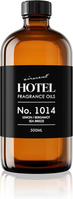 AirScent Hotel Diffuser Oil No. 1014 - The Iconic 5-Star Hotel Coastal Blend - Lemon Bergamot Sea Breeze - 500 mL Fragrance Oil for Ultrasonic and Waterless Diffusers and Crafting