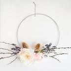 Patelai 40 Pcs Metal Rings for Crafts Dream Catcher Rings, Macrame Hoops for DIY, 5 Sizes Metal Floral Hoop for Floral Macrame Wall Hanging Dream Catcher and Crafts (Silver)