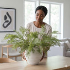 SilkSerenade Large Round Vase for Bedroom Kitchen Living Room Table, Contemporary Farmhouse Decorative Flowers Iron Vases, Rustic Earthy Japandi Wabi Sabi Modern Centerpieces (Brushed Round Large)