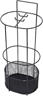 Sorandy Umbrella Stand, Iron Structure Holder, Hollow Mesh Design Stand with Water Drainage, Ideal for Home, Office, Hallway & School