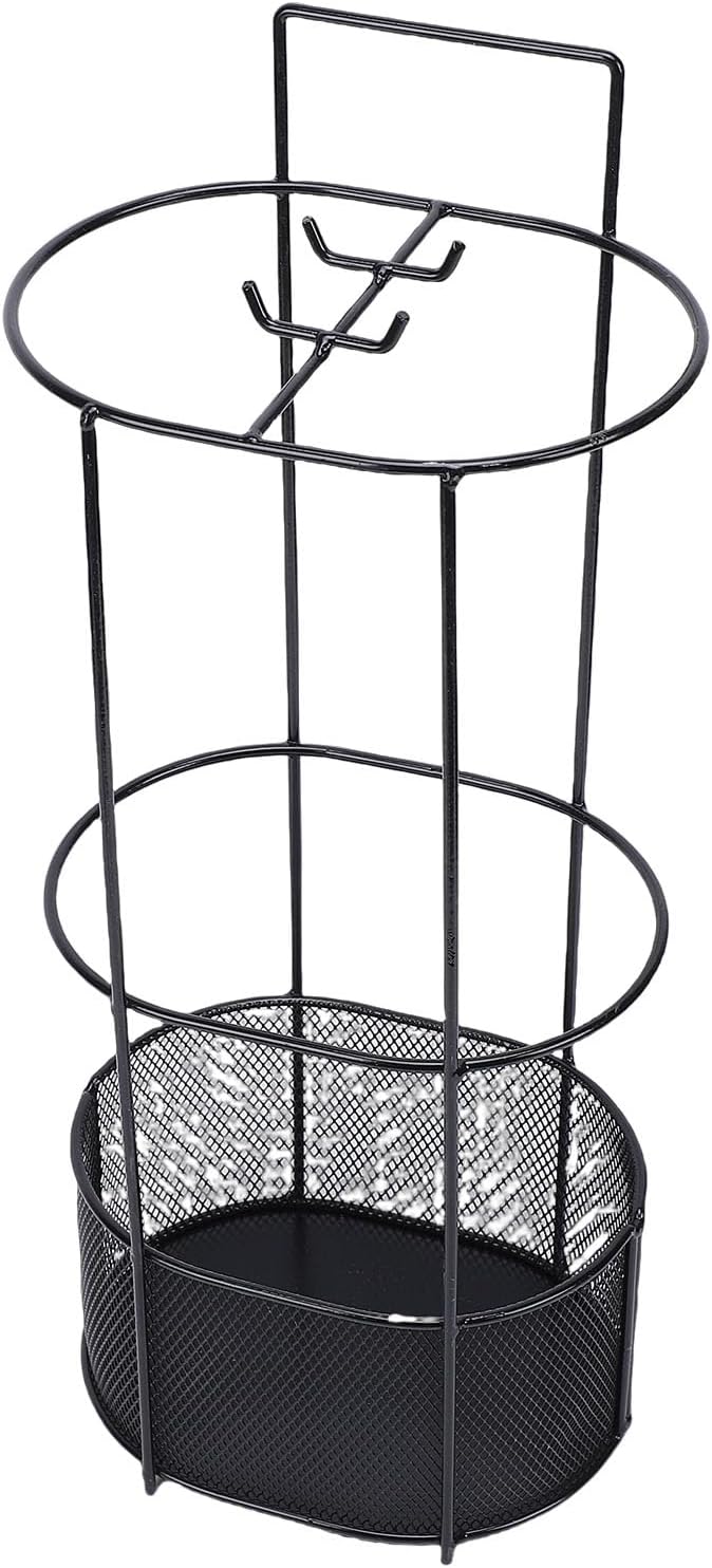 Sorandy Umbrella Stand, Iron Structure Holder, Hollow Mesh Design Stand with Water Drainage, Ideal for Home, Office, Hallway & School