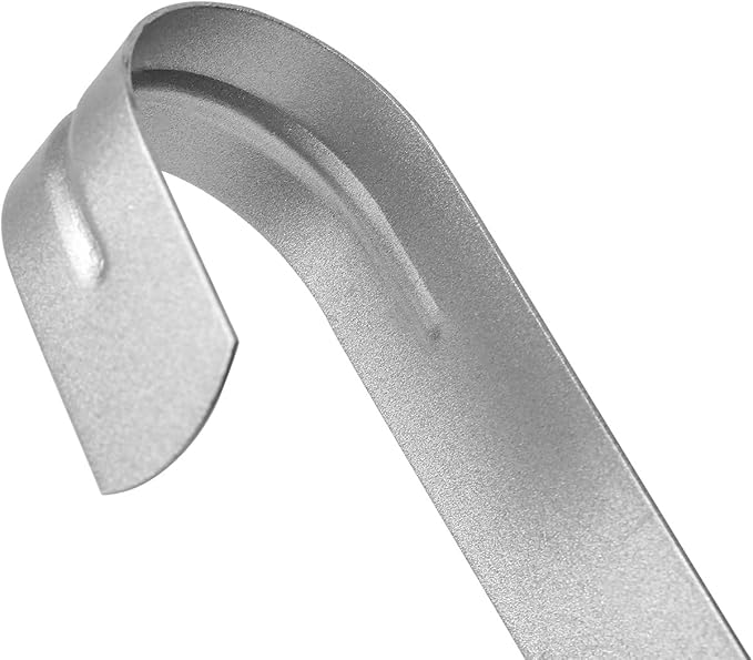 Sattiyrch 12" Wreath Hanger for Front Door,Steel Over The Door Hanger Hook,Wreath Door Hanger (Silver,1)