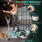 Dripex Elliptical Exercise Machine, Hyper-Quiet Elliptical Machine for Home, Magnetic Elliptical Training Machines with 8-Level Resistance, 6KG Flywheel, Pulse Sensor, LCD Monitor