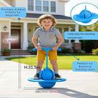 Balance Jumping Ball with Handle, Crazy Jumper Jump Ball for Adults -Balance Board with Handle, Indoor And Outdoor Funny, Perfect for Balance, Coordination, Fitness