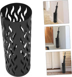 Sosoport Metal Round Umbrella Stand Rack Stylish Umbrella Holder for Indoor Outdoor Use Elegant Design for Entryway Living Room Patio Office Versatile Umbrella Storage