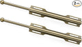 FIRJOY 12" Valet Rod for Closet Pull Out (2 Pack, Antique Brass)