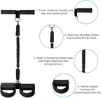 Upgraded Pedal Resistance Band with Handle - Fashion Puller Exercise Tool, Thickened Built-in Latex Tube Pedal Resistance Device & Soft Nitrile Rubber Anti-Slip Footrest for The Core/Arms