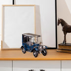 Vintage Iron Car Model Classic Vehicle Collectible Model Metal Retro Handicraft Art Vehicle Sculpture for Home Office Decor