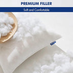 MIULEE Pillow Insert 14x14 Inch, Decorative Square Throw Pillow Inserts, Premium Fluffy Pillow Forms Sham Stuffer for Sofa Couch Living Room