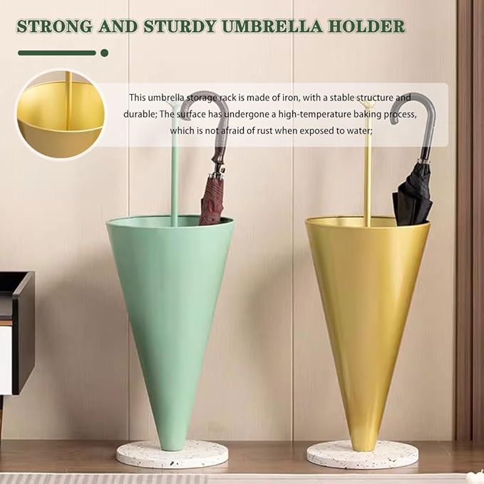 Umbrella Stand Rack Umbrella Basket Tall Umbrella Shape Household Storage Bucket, Multifunctional Umbrella Rack, Nordic Umbrella Stand For Hotel, With Bird Shape Handle ( Color : Yellow , Size : 30*85