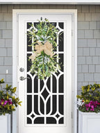 24inch Floral Swag, Greenery Swag Artificial Olive Flower Swag, Greenery Swag Spring Floral Swag Fake Olive Leaves Decorative Swafor Wedding Arch Party Wall Home Garden Decor