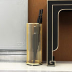 Entryway Umbrella Stand Hotel Modern Umbrella Holder Metal Paint After The Door Iron Umbrella Stand Umbrella Barrel Storage Rack Umbrella Holder Office (Color : A-Gold)
