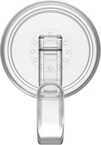 Clear Wreath-Hanger, 22 LB Strong Suction-Cup-Wreath-Hooks, 2 Pack Wreath-Door-Hanger Easter Halloween Christmas Decorations, Welcome Sign for Front Door Indoor Outdoor, Removable Holder Window Glass
