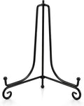 Artliving Plate Stands for Display, 10 Inch Black Iron Easel Plate Display Photo Holder Stand, Displays Picture Frames, Decorative Plates, Tablets and Art (2 pack)