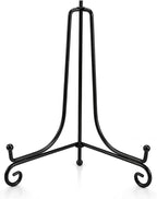 Artliving Plate Stands for Display, 10 Inch Black Iron Easel Plate Display Photo Holder Stand, Displays Picture Frames, Decorative Plates, Tablets and Art (2 pack)