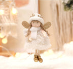 3pcs Christmas Angel Doll Decoration, Christmas Tree Hanging Ornaments, Thanksgiving Day Birthday Gifts, Fairy Presents, Tree Hanging Pendant, Home Party Ornament, Gift Toys for Kids