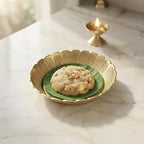 Shubhkart Solid Brass Decorative Nakshi Plate Set for Puja, Decoration & Diwali Gifting (Large 11 cm, Pack of 3, Solid Brass)