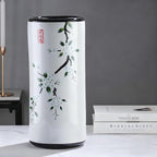 Ceramic Umbrella Stand, Vintage Ceramic Umbrella Stand, Umbrella Holder for Entryway, Multi-Functional Painted Porcelain, for Home Office Entrance Indoor(D)