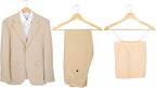 Amazon Basics Wood Suit Clothes Hangers for Closet Organizer, Natural, 30-Pack