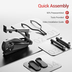 UMAY Elliptical Exercise Machine, Elliptical Machine for Home with 8 Levels Resistance, Silent Magnetic Elliptical Trainer with 12" Stride and LCD Monitor