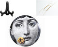 Decorative Plates Handmade Ceramic Ornament for Home&Office Wall Decors (with Hanger) (F4)