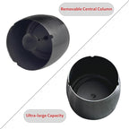 Ash Tray, Large Outdoor Ashtray with Lid, Ashtray for Outside Patio, Stainless Steel Windproof Smokeless Ash Tray for Balcony, Ashtrays for Smokers, Home Office Decoration