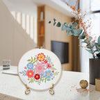 10 Pcs 4 Inch Metal Golden Display Stand, Metal Plate Stands Picture Stands for Display, Picture Holder Stand, Frame Stand