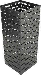 Umbrella Holder for Entryway, Umbrella Stand Freestanding, Metal Square Umbrella Rack Organizer, Black