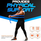 Resistance Bands - 16 Feet Long - 88 lbs Resistance - Strength Training Bands - Elastic Workout Bands - Wrestling Resistance Bands - Fitness & Home Workout Equipment - Resistance Training