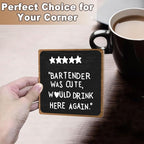 Funny Home Bar Plaque, Wooden with Stand, Bar Table Decorations, Desk Shelf Decor Supplies