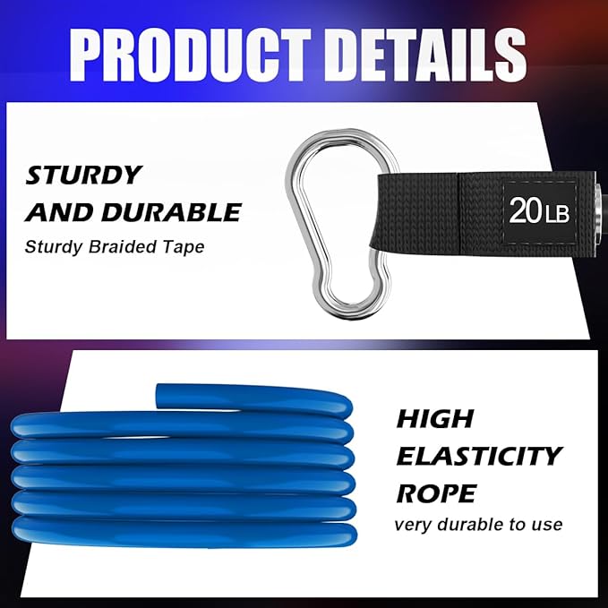 VEICK Resistance Bands, One Single Exercise Bands, Workout Bands Resistance Training for Home Workouts Fitness Pilates
