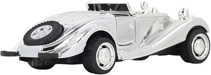 Vintage Car Model, 5.12 X 1.97inch Alloy Diecast Model Car, Collectible Cars with High Simulation Retro Details for Home Office Bar Shelf Display (Style 1)
