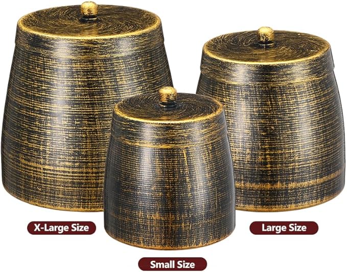 Cigar Ashtray with Lid for Outdoors Outside Patio Home Retro Decor,Large Holder Ashtray,Cigar Accessories Gifts for Men Dad Husband Boyfriend (Large)