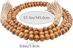 Hanging Decor Beads Decorative Tassels 1pc Wooden String for Home Decor